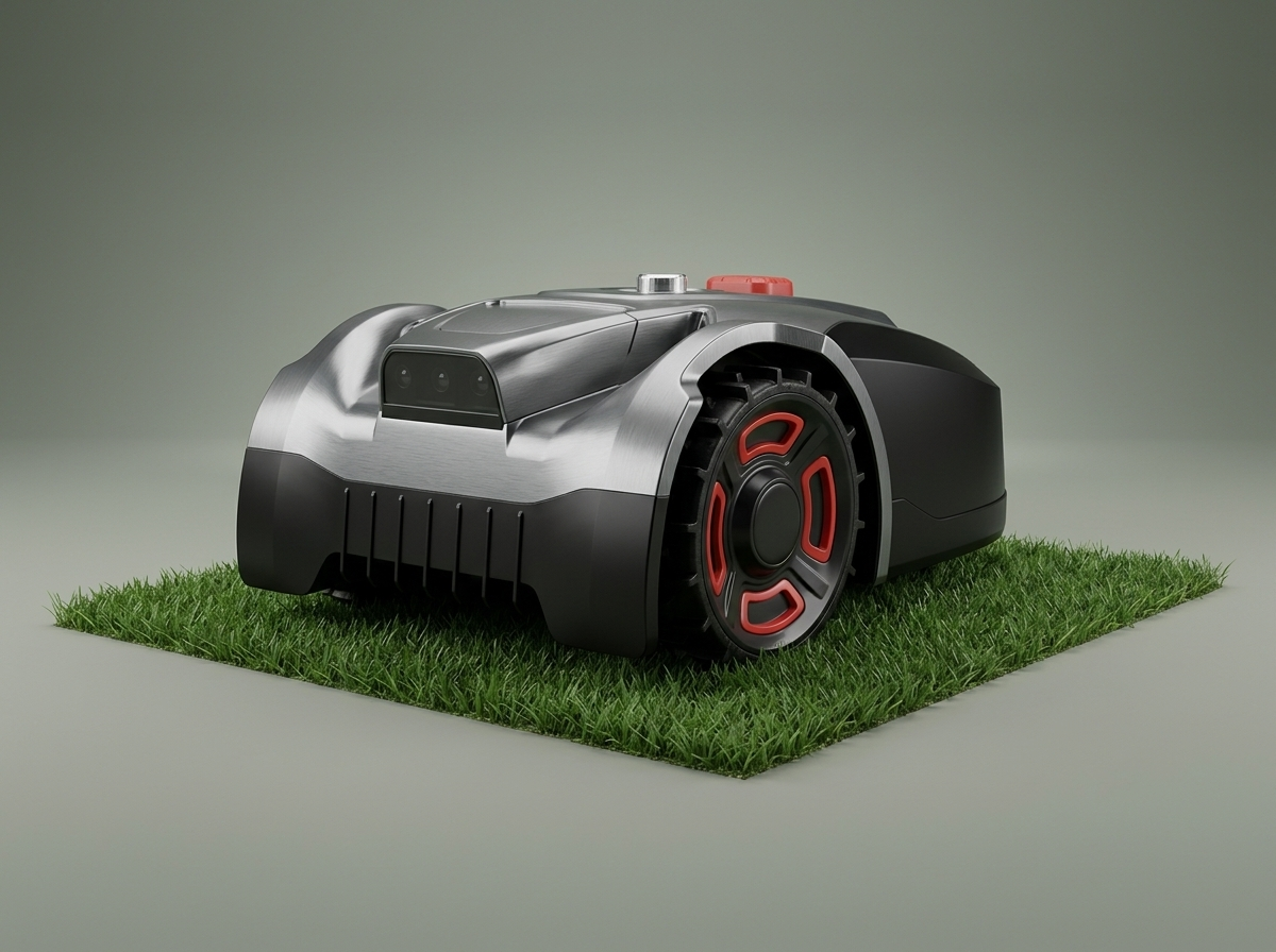 UNICUT H1 robot lawn mower side profile